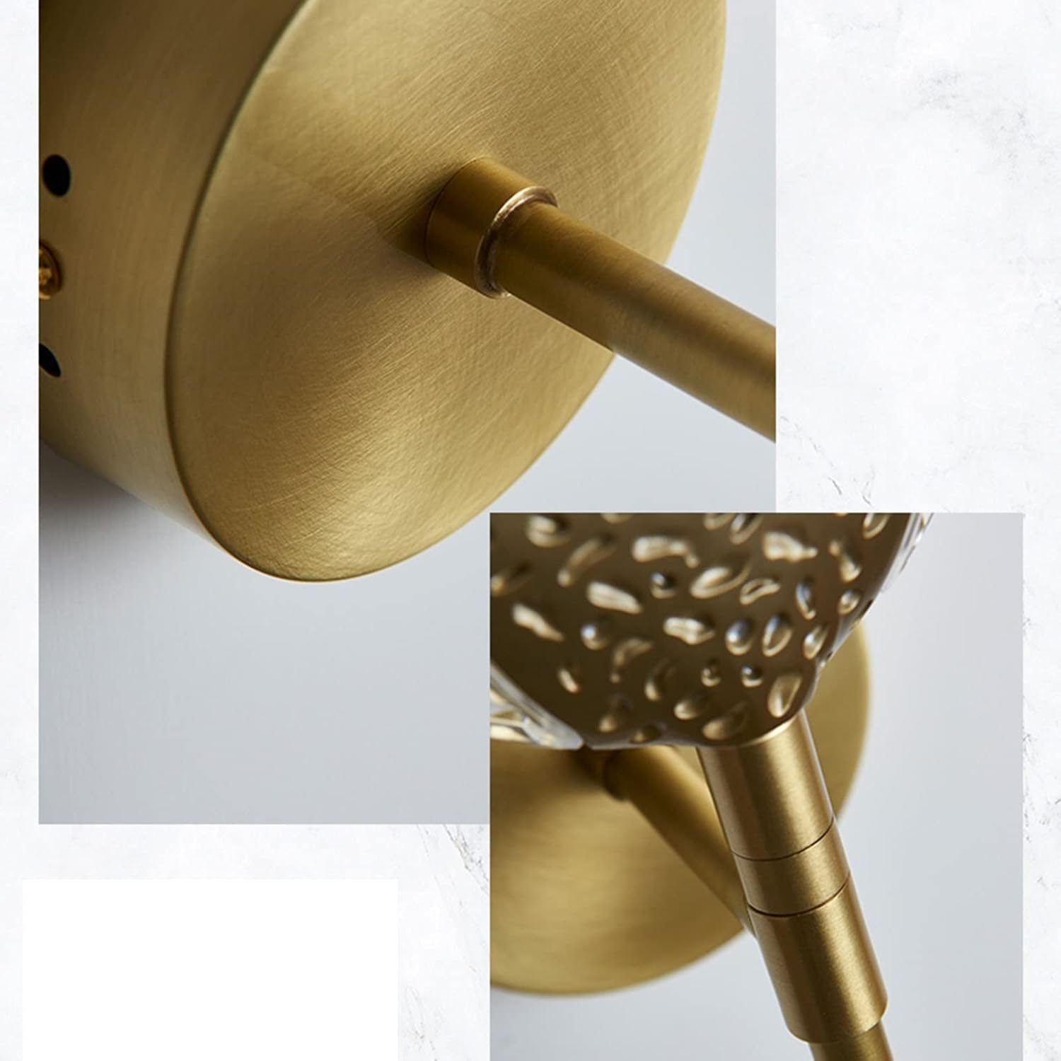 Applique murale dorée LED en laiton │ CAÎLA
