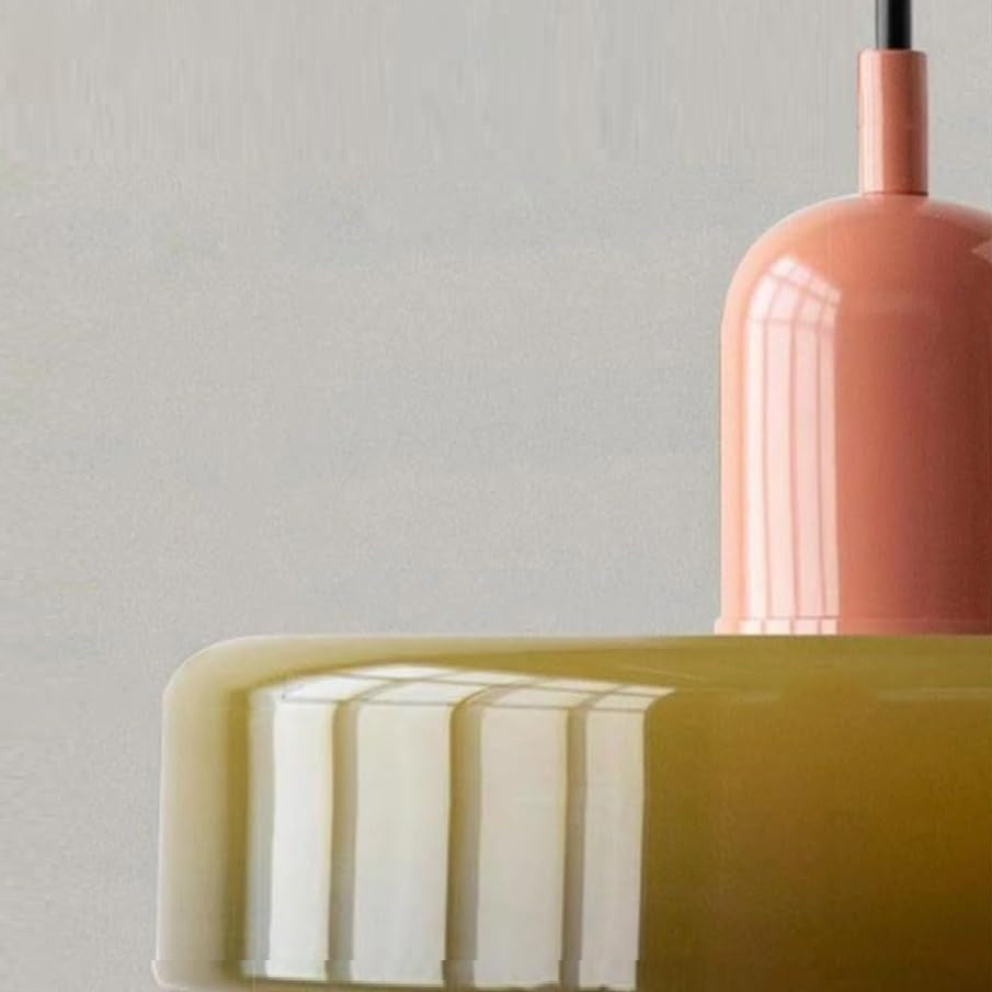 Suspension Scandinave en verre coloré COSO