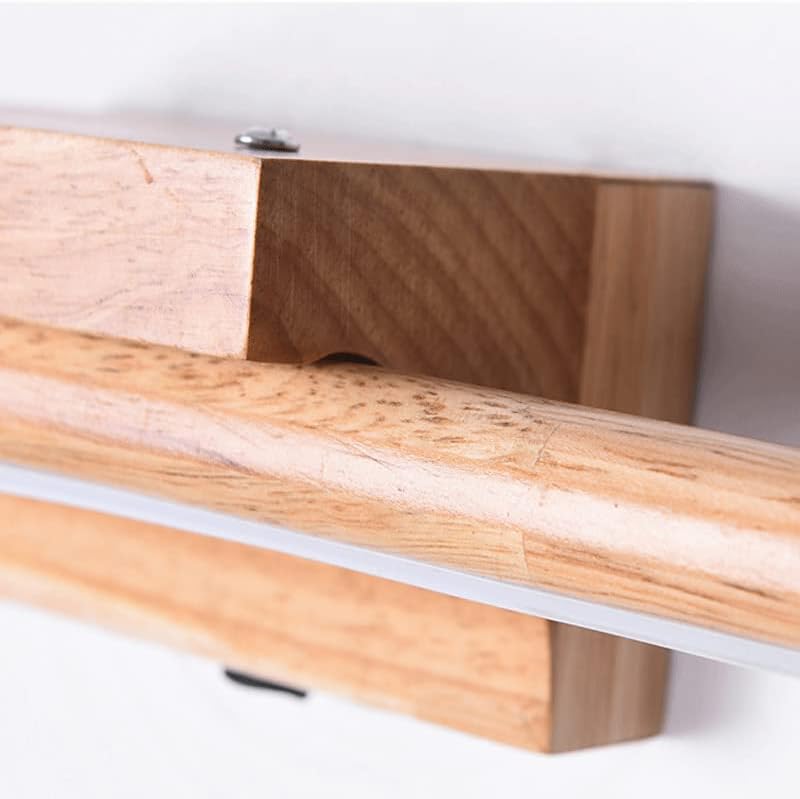 Applique murale LED salle de bain en bois avec interrupteur│ ARLAB