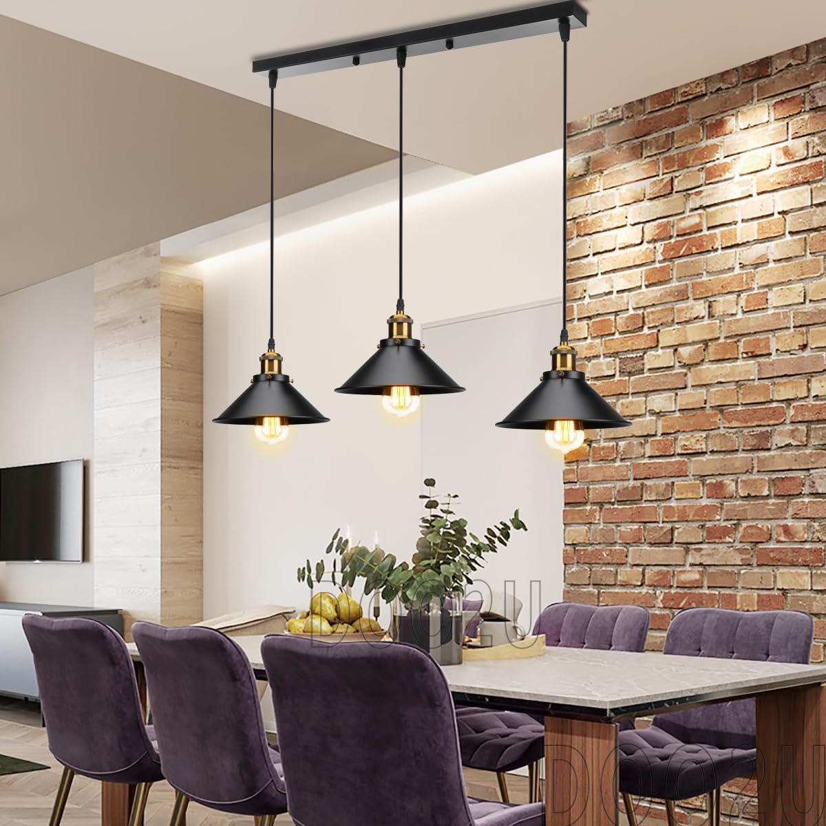 Suspension industrielle en métal GIULIA