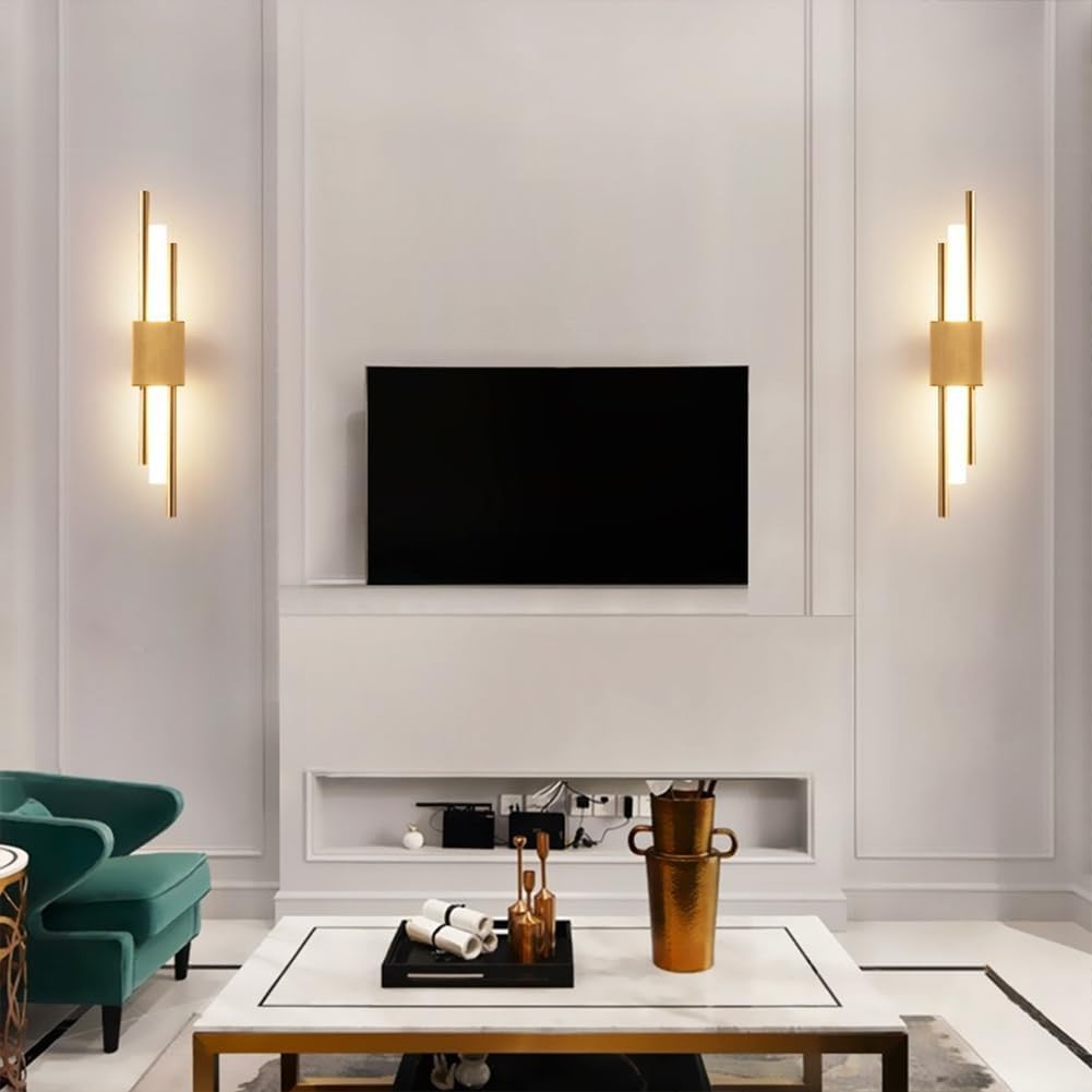Applique murale LED intérieur en laiton et acrylique │ BECO