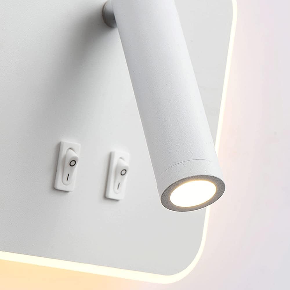 Applique murale LED liseuse avec double source lumineuse │ AMZOR