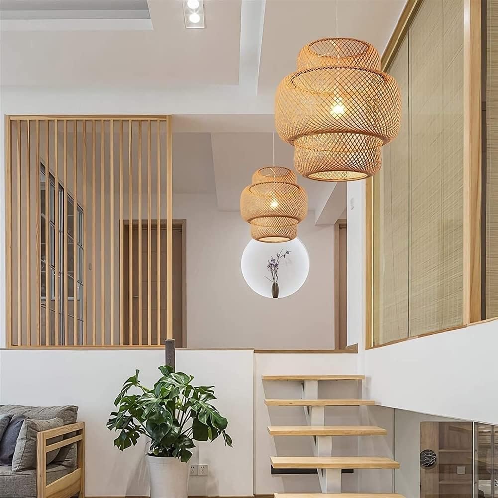 Suspension bohème en bambou TOBLI