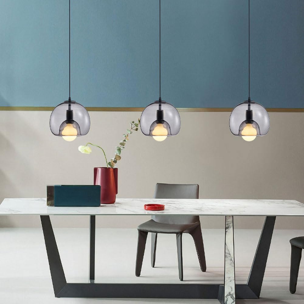 Suspension en verre fumé OPIA