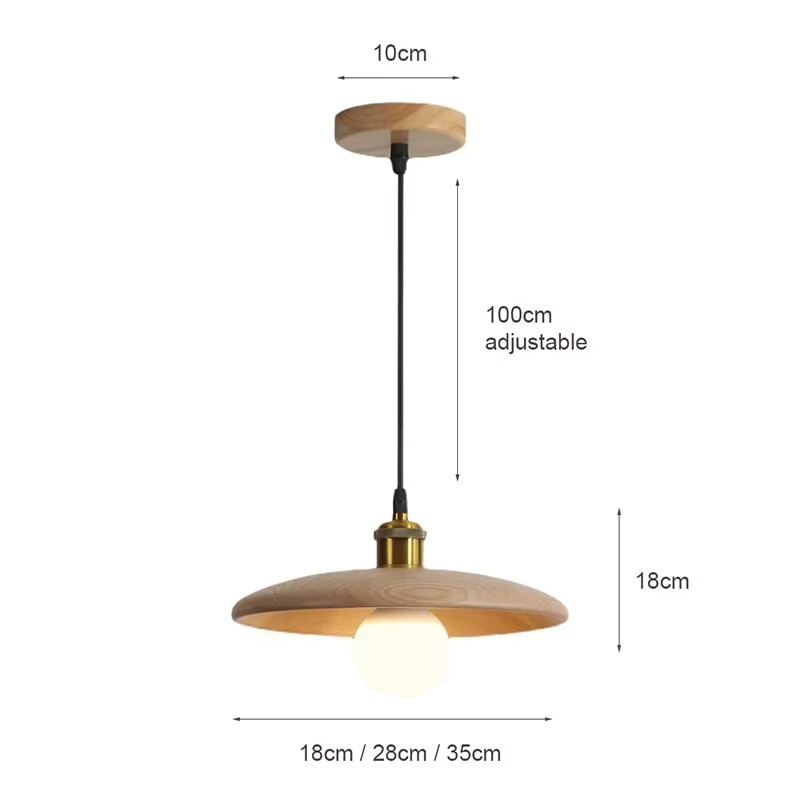 Suspension en bois FALEDA