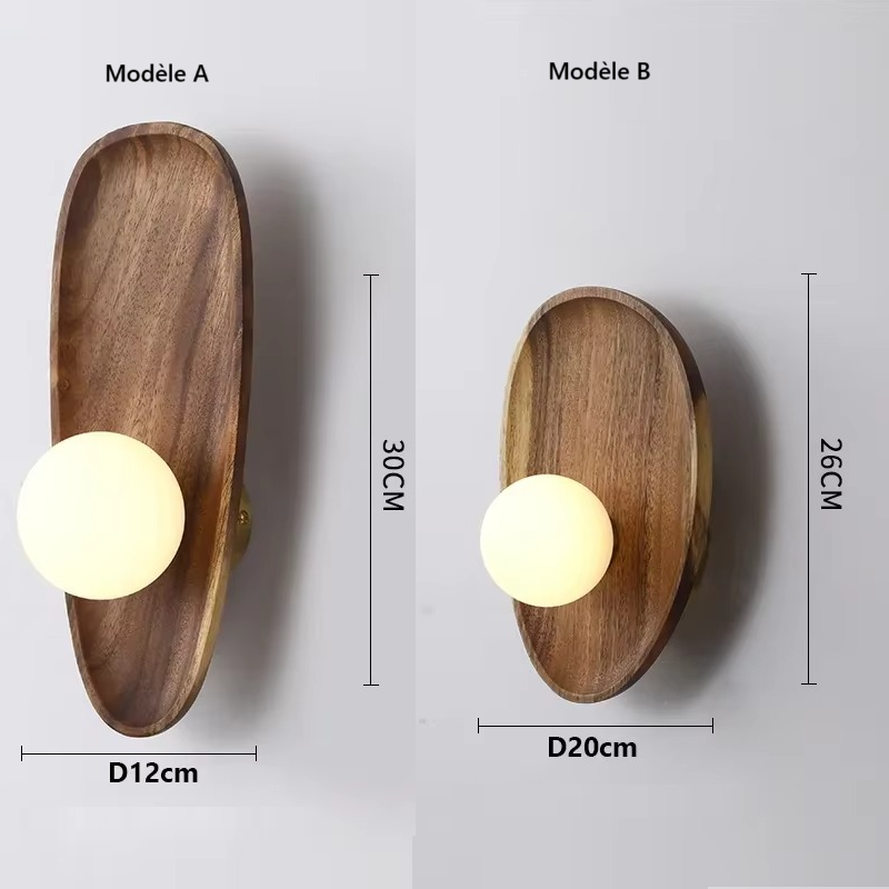 Applique murale en bois massif │ PERTA