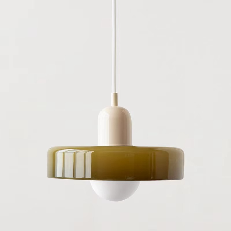 Suspension Scandinave en verre coloré COSO