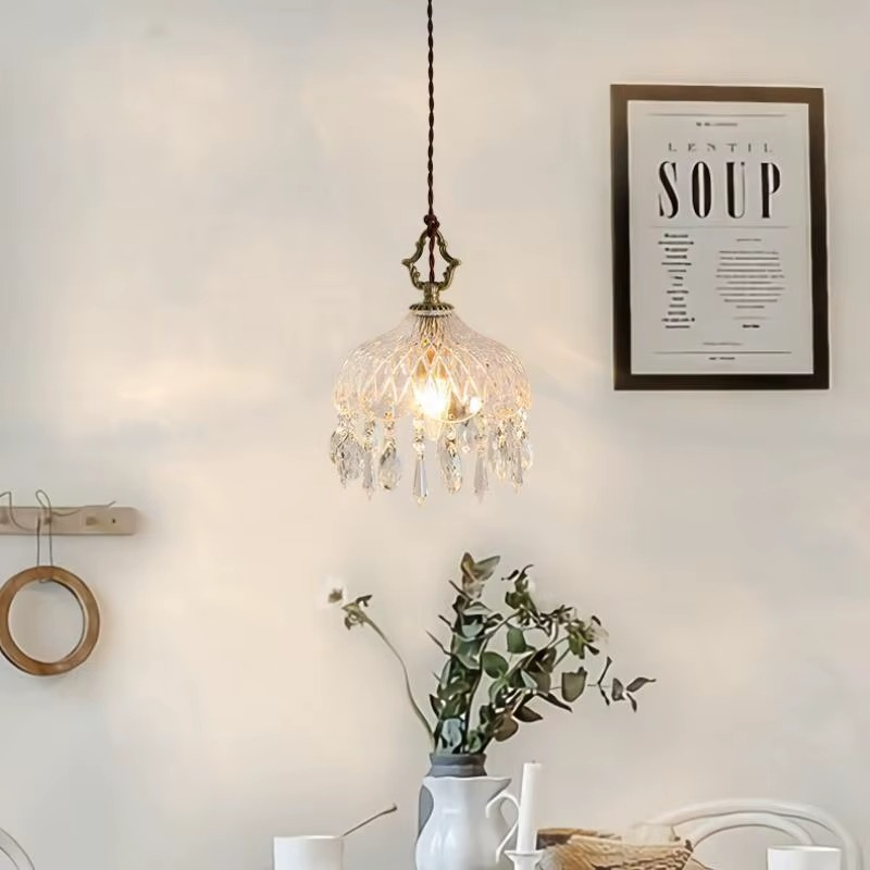 Suspension en Crystal vintage WENZY