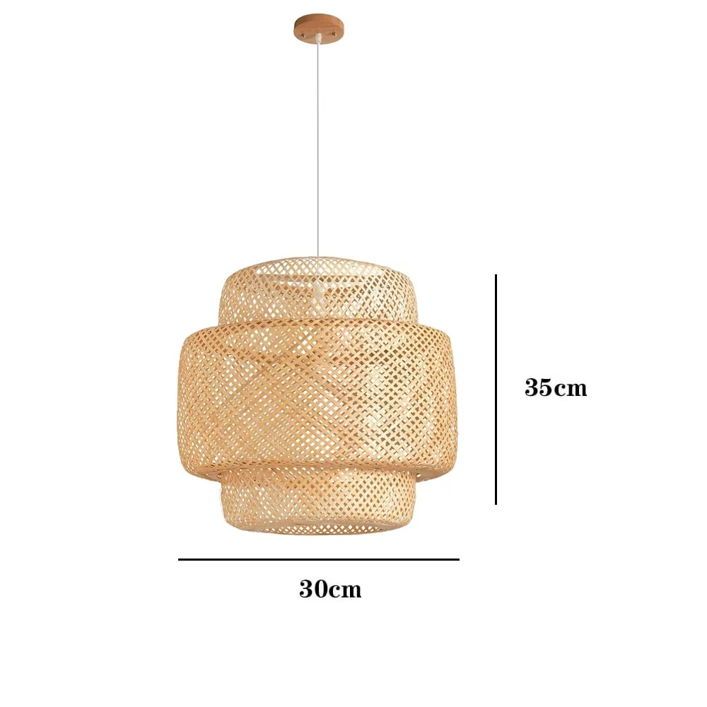 Suspension bohème en bambou TOBLI