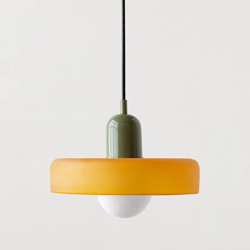 Suspension Scandinave en verre coloré COSO
