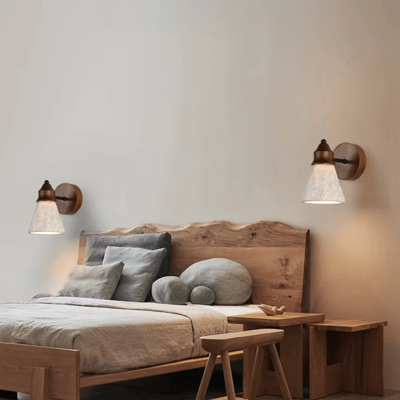 Applique murale en bois vintage │ ANOUKA