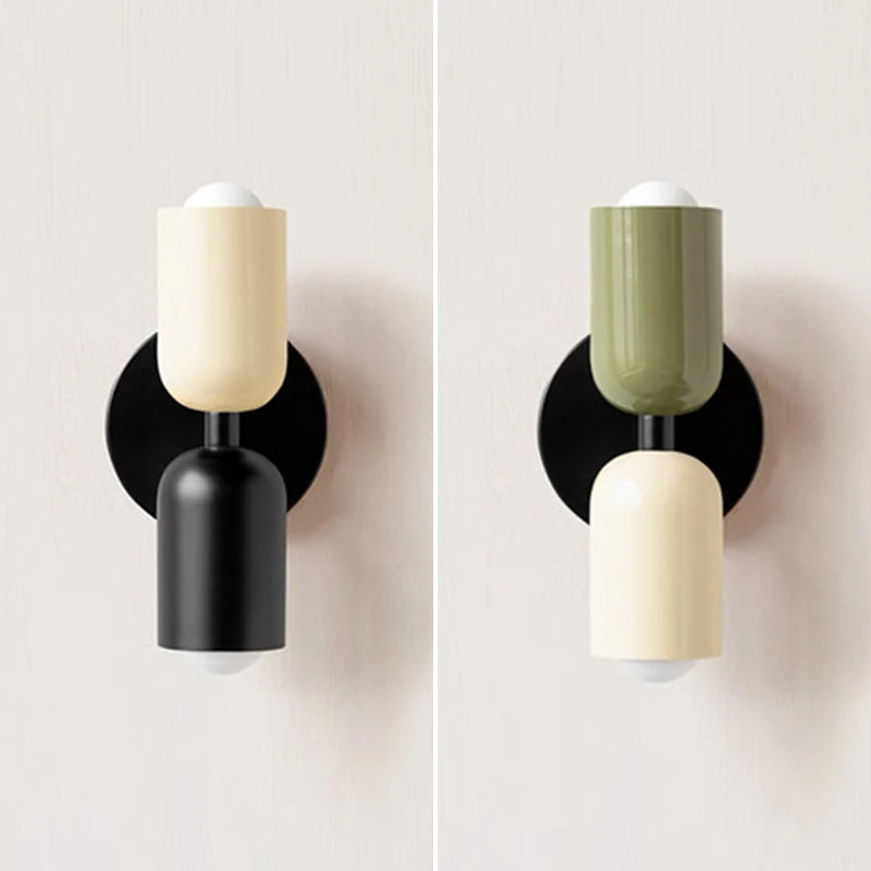 Applique murale double nordique en acier │ FELTO