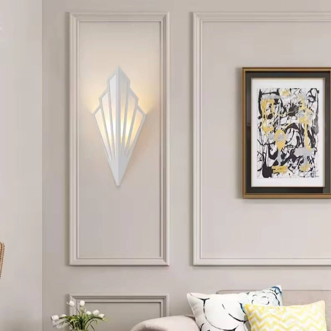 Applique murale LED en métal design moderne en losange │ JOYON