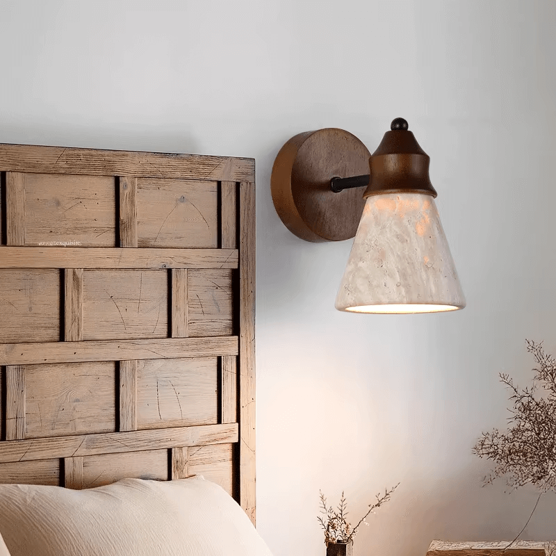 Applique murale en bois vintage │ ANOUKA