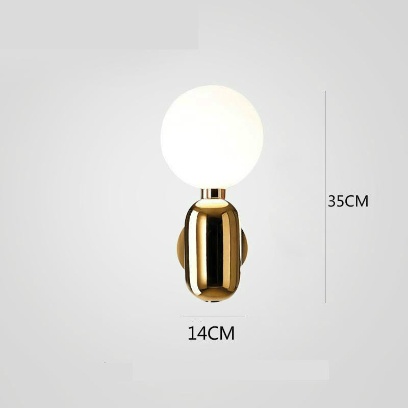 Applique murale LED moderne en métal et verre │ILOK