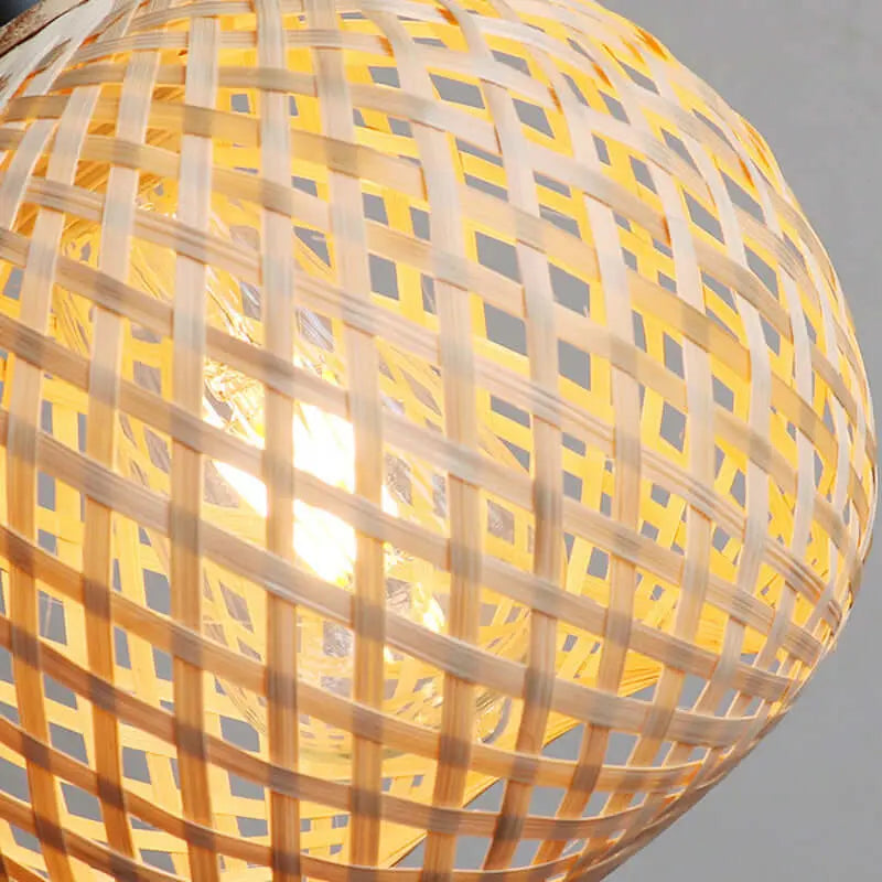 Suspension en bambou sphérique GALA