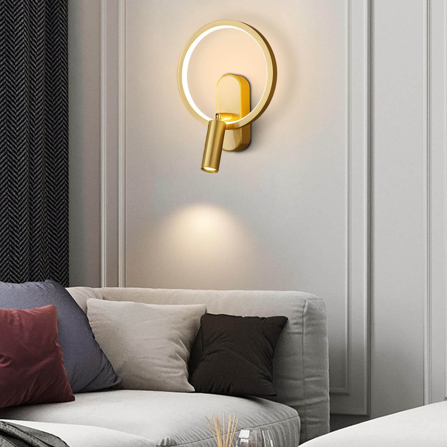 Applique murale LED avec double source lumineuse│ RAMTAN