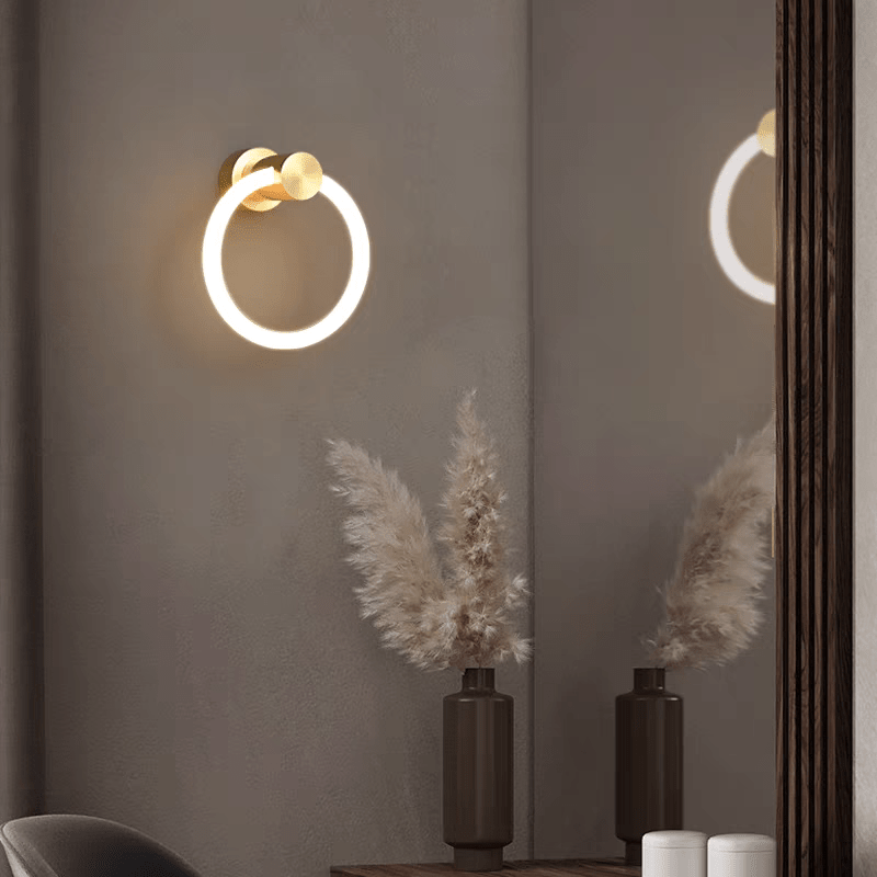 Applique murale LED scandinave en laiton │ MDOUAR - product_type_Floor lamp arc