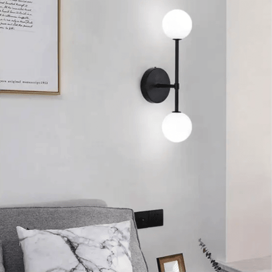 Applique murale LED vintage métallique avec abat - jour en verre │ SDUN - product_type_Floor lamp arc
