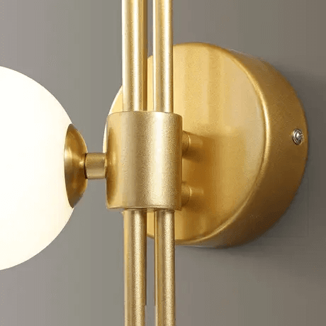Applique murale vintage métallique avec abat - jour en verre│ SKURT - product_type_Floor lamp arc