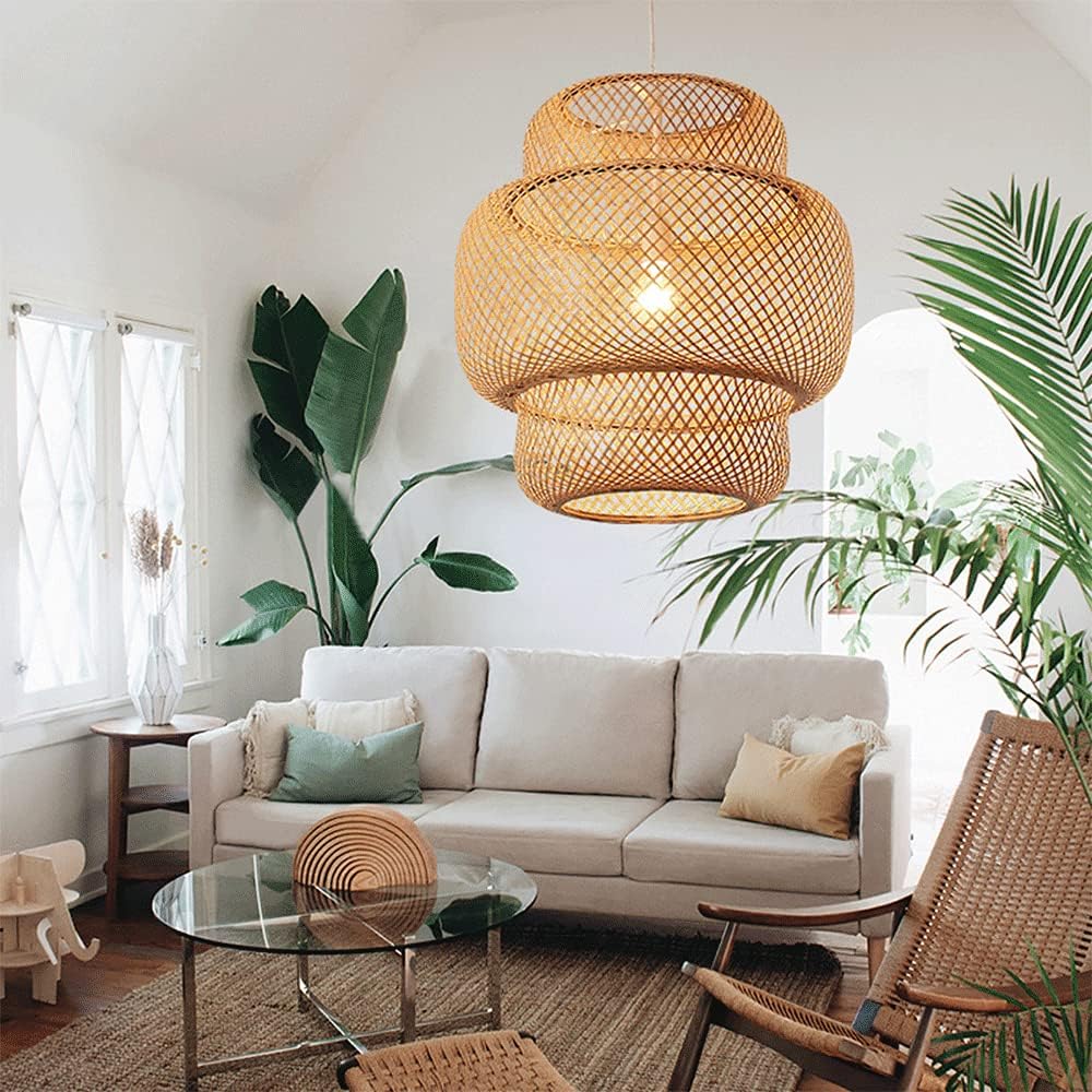 Suspension bohème en bambou TOBLI