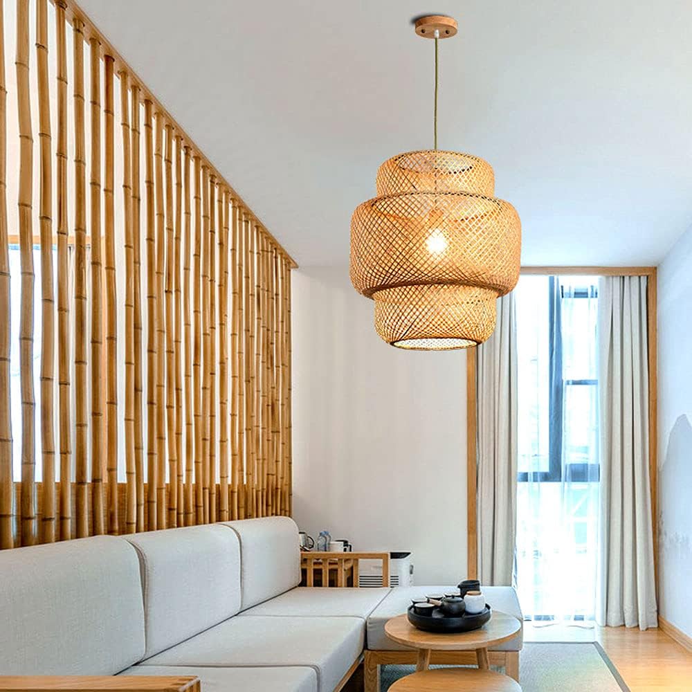 Suspension bohème en bambou TOBLI