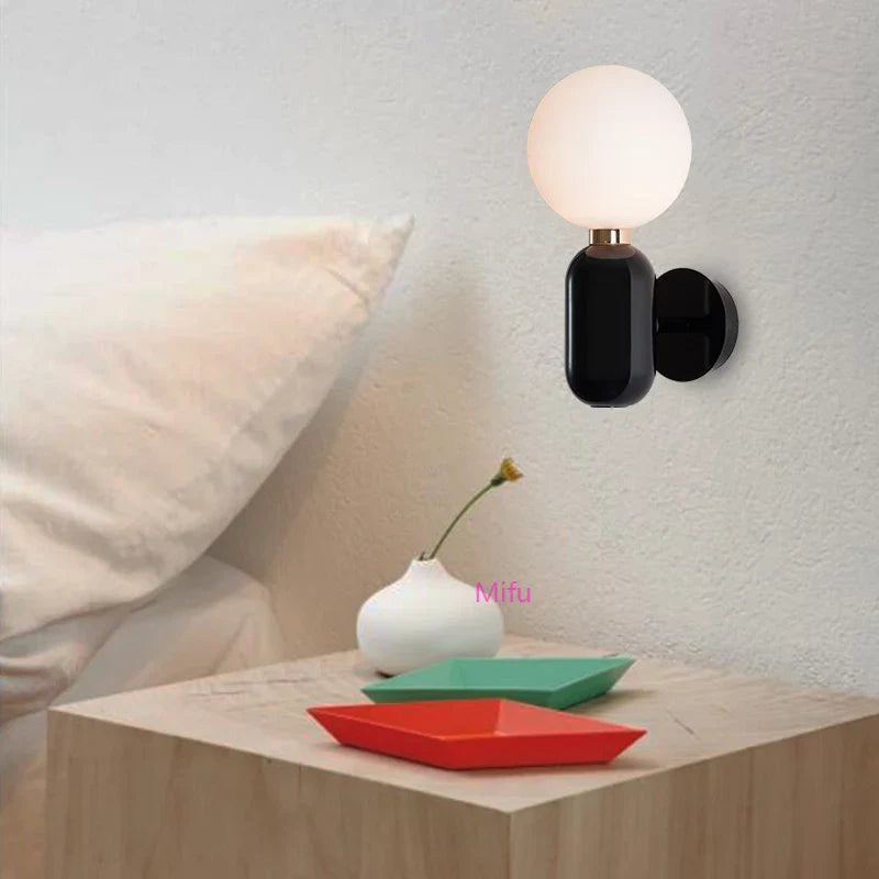 Applique murale LED moderne en métal et verre │ILOK