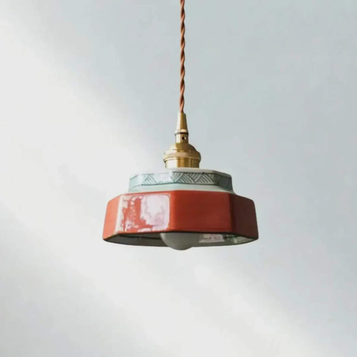 Suspension vintage en céramique GALENA