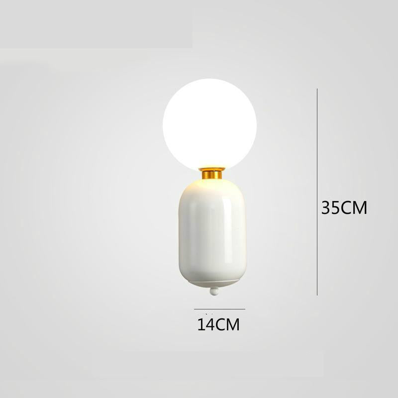 Applique murale LED moderne en métal et verre │ILOK