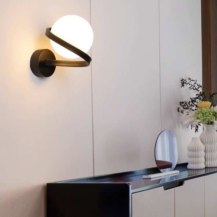 Applique murale LED moderne en métal et verre │ LOBAT