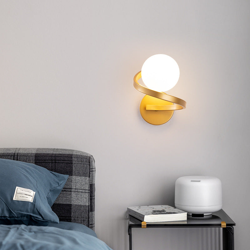 Applique murale LED moderne en métal et verre │ LOBAT