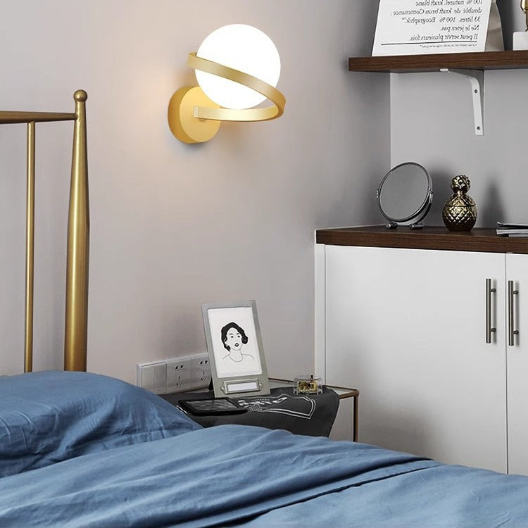 Applique murale LED moderne en métal et verre │ LOBAT