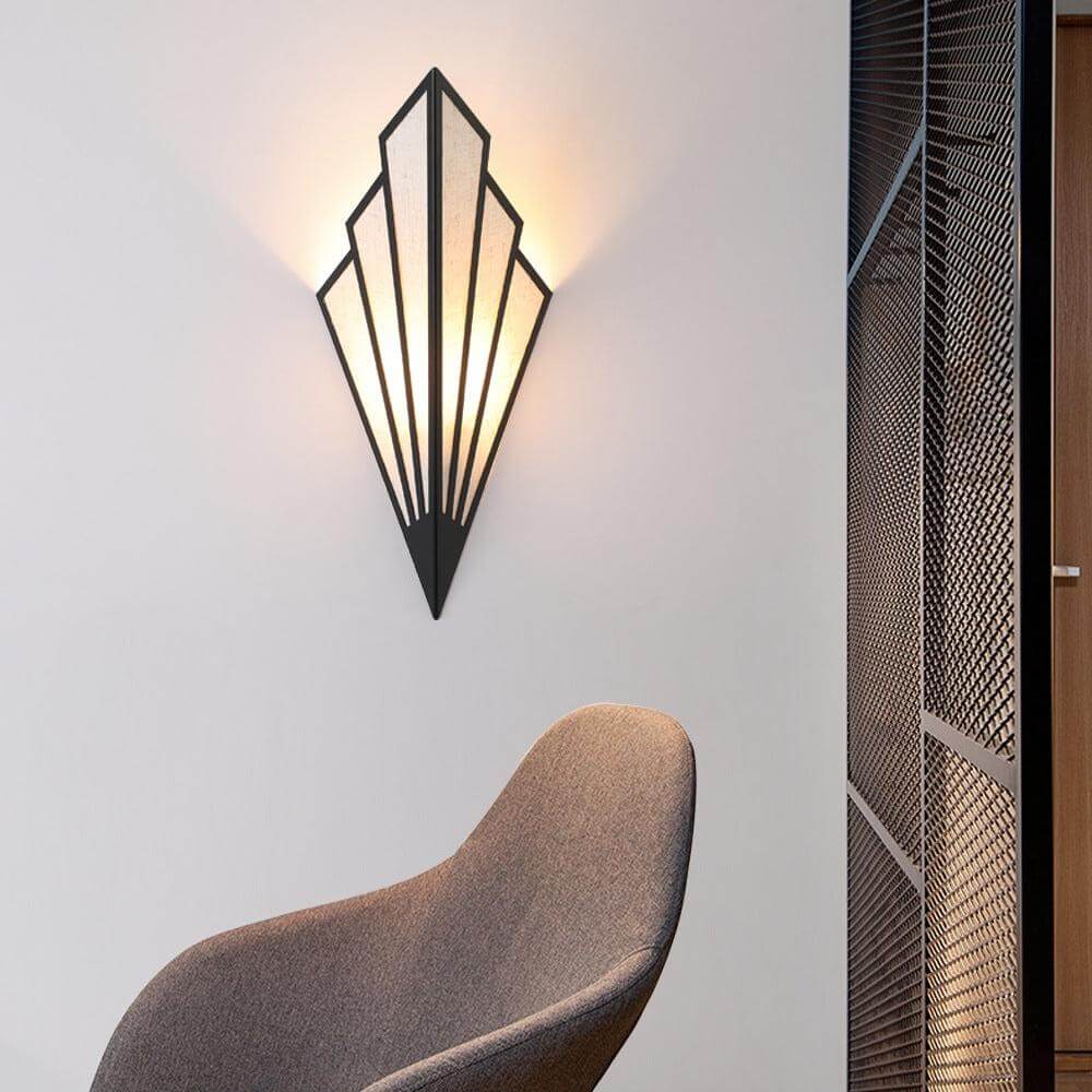 Applique murale LED en métal design moderne en losange │ JOYON