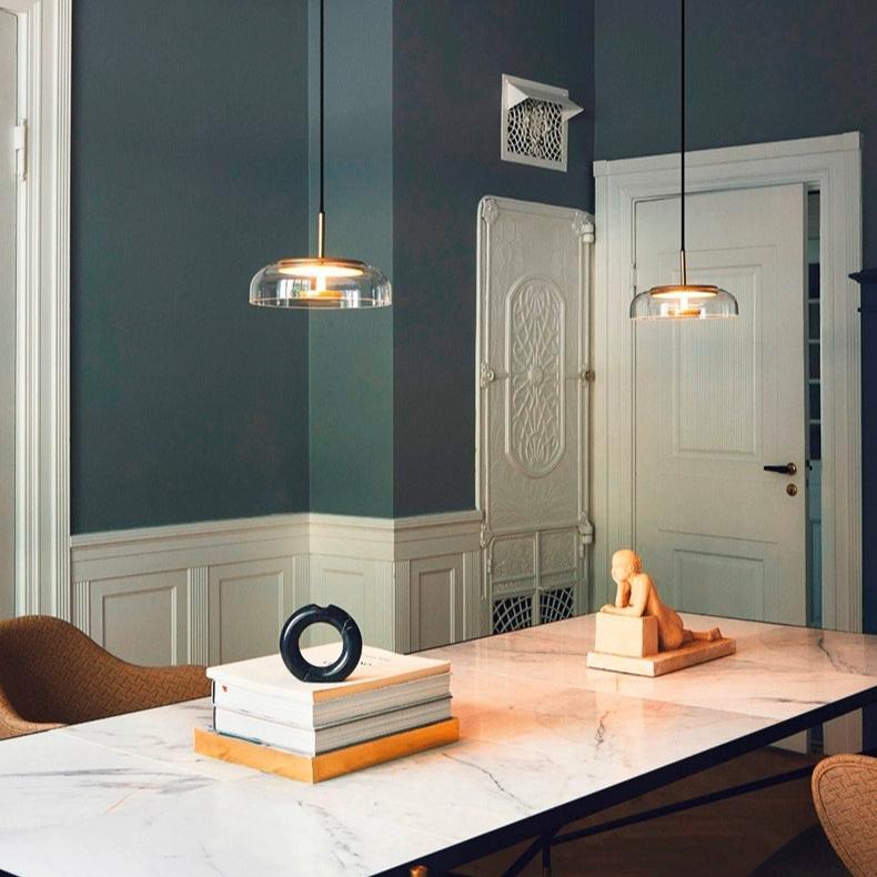 Suspension en verre LED DILAN