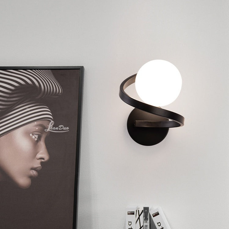 Applique murale LED moderne en métal et verre │ LOBAT