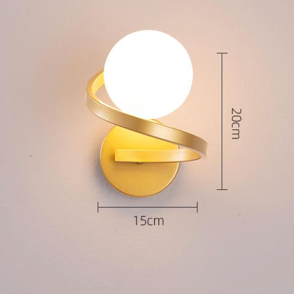 Applique murale LED moderne en métal et verre │ LOBAT
