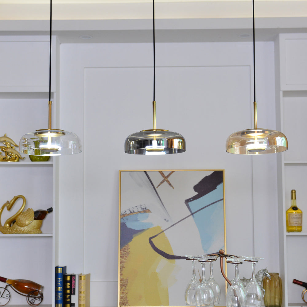 Suspension en verre LED DILAN