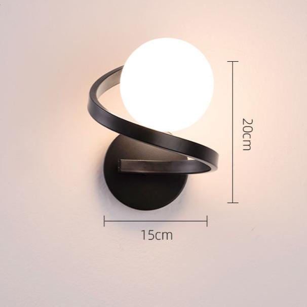 Applique murale LED moderne en métal et verre │ LOBAT