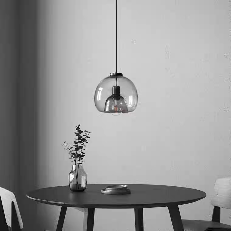 Suspension en verre fumé OPIA