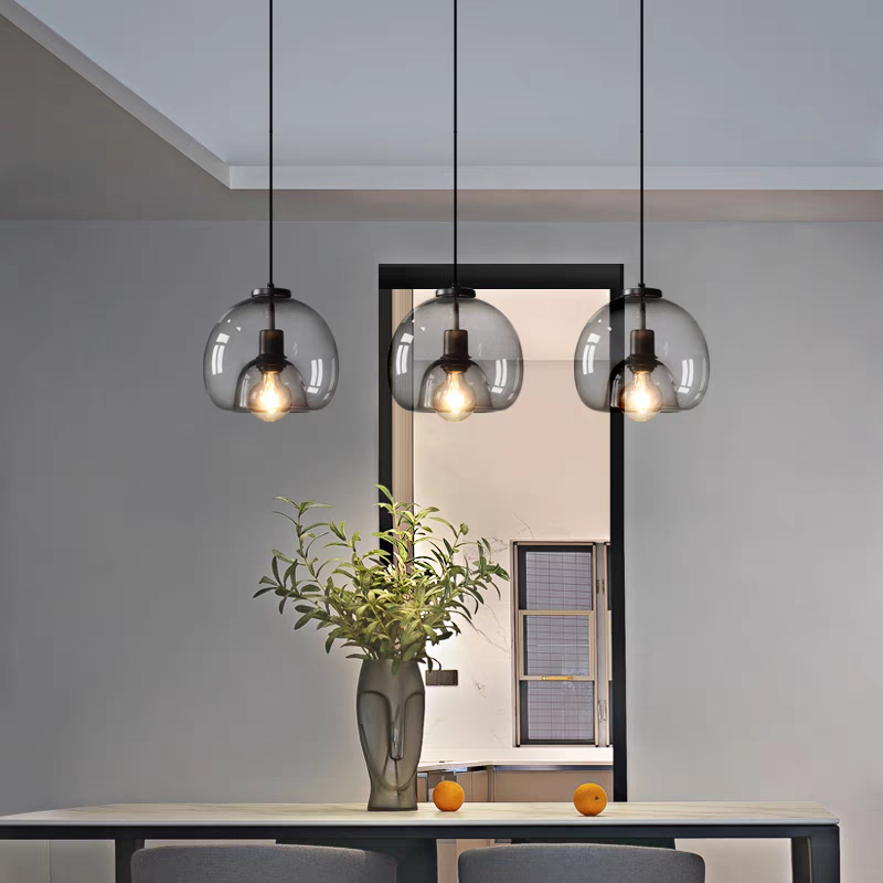 Suspension en verre fumé OPIA