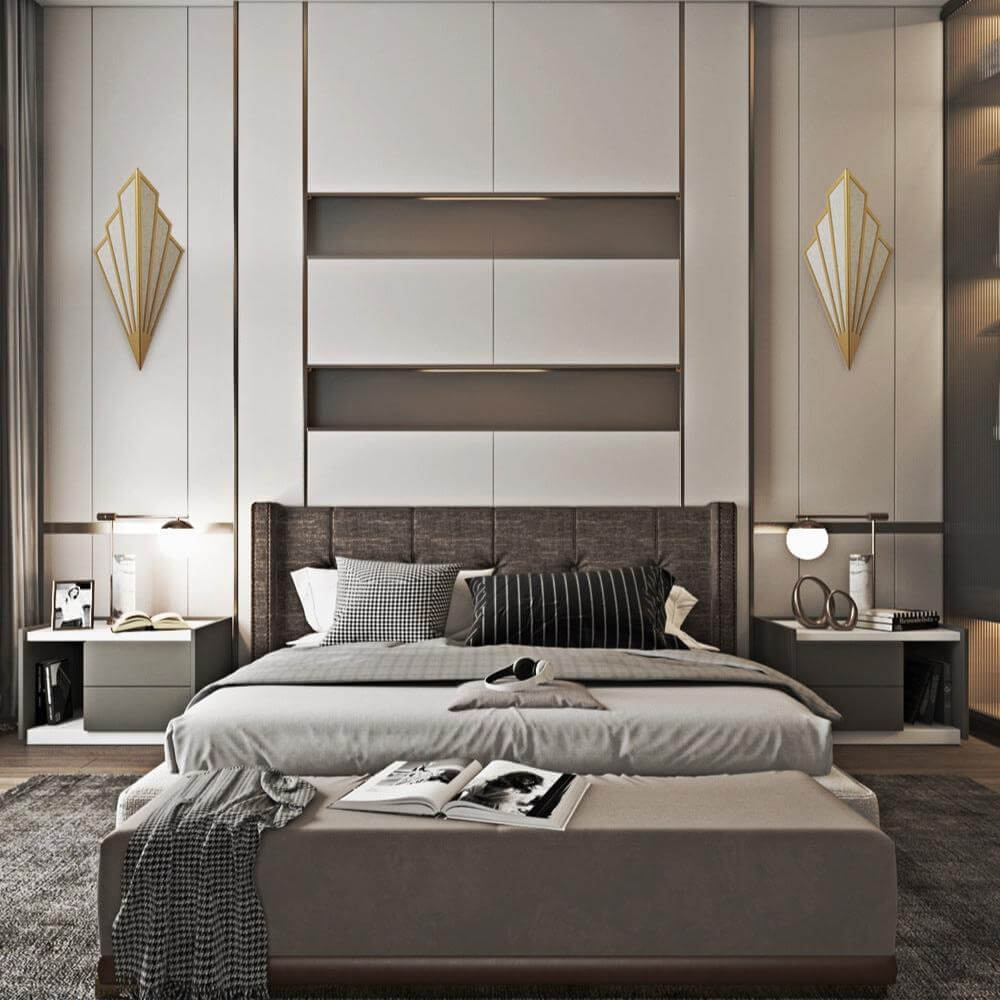 Applique murale LED en métal design moderne en losange │ JOYON