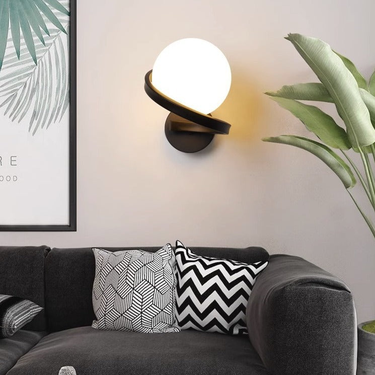 Applique murale LED moderne en métal et verre │ LOBAT