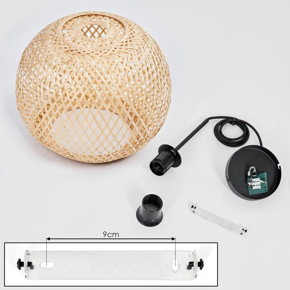 Suspension en bambou sphérique GALA