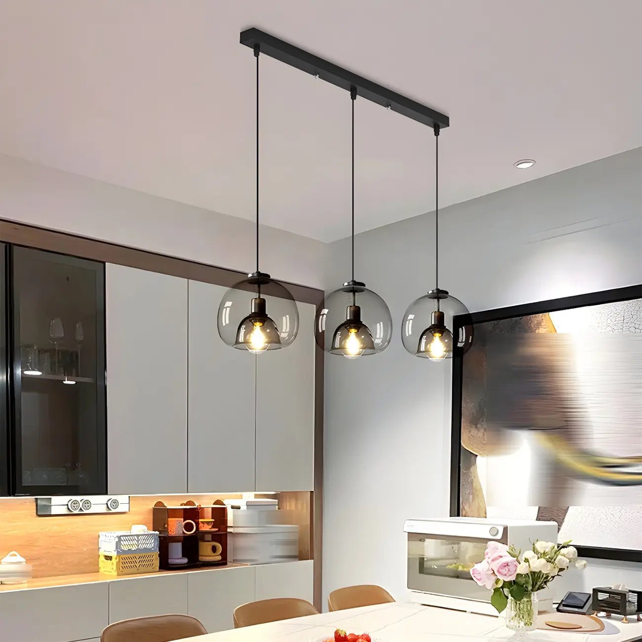 Suspension en verre fumé OPIA - product_type_Floor lamp arc