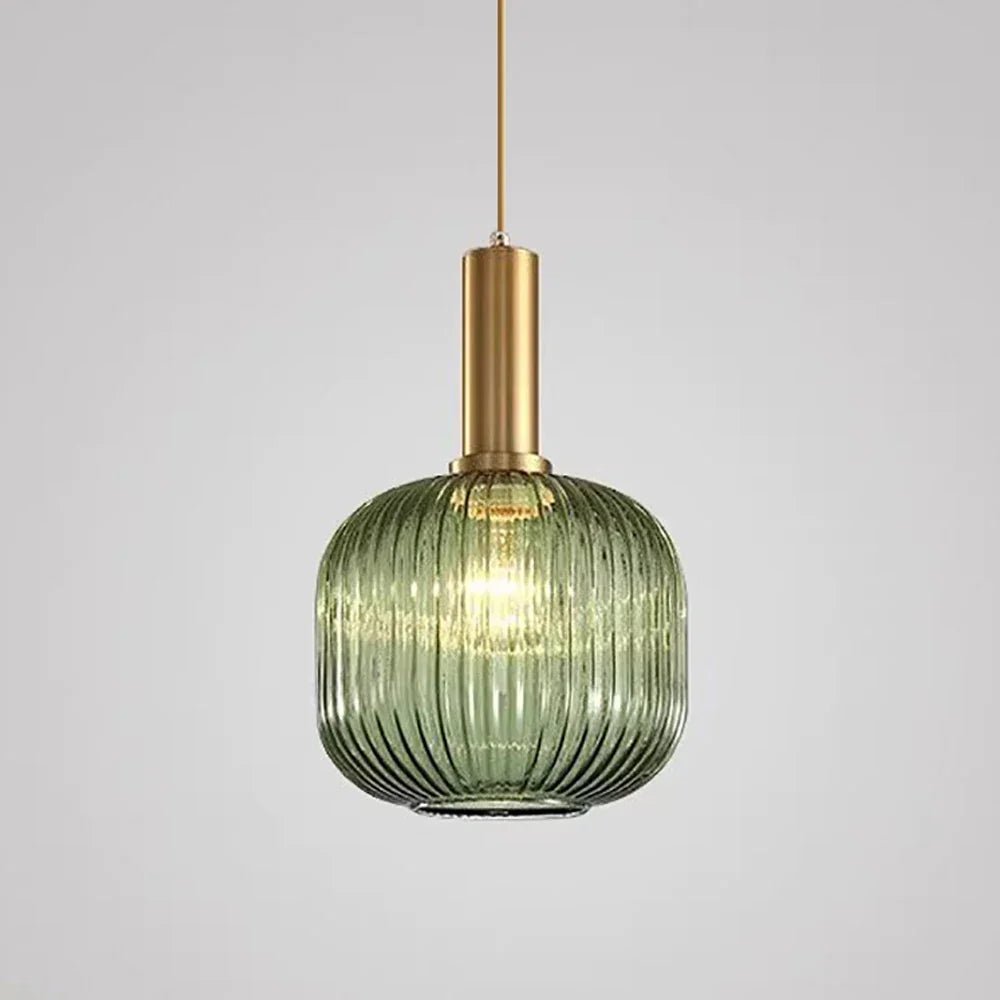 Suspension en verre nervurée YARVA - product_type_Floor lamp arc