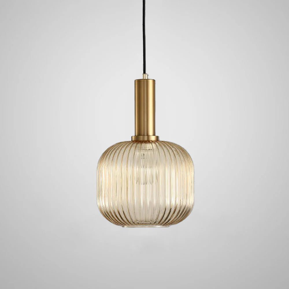 Suspension en verre nervurée YARVA - product_type_Floor lamp arc