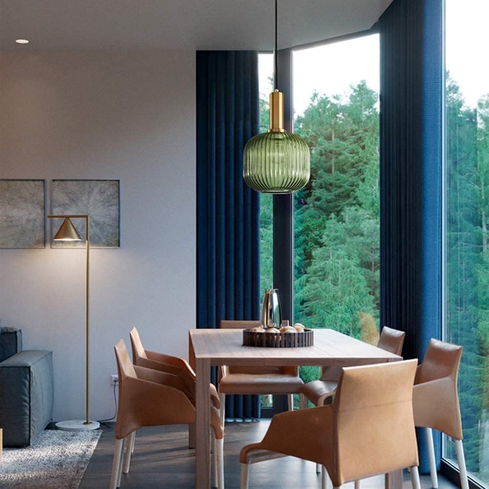 Suspension en verre nervurée YARVA - product_type_Floor lamp arc