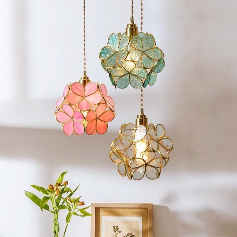 Suspension fleur en verre vintage TULI - product_type_Atelier Luisiano