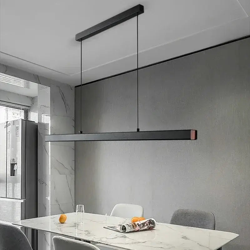 Suspension îlot cuisine LED en Métal et Bois | ELINE - product_type_Floor lamp arc