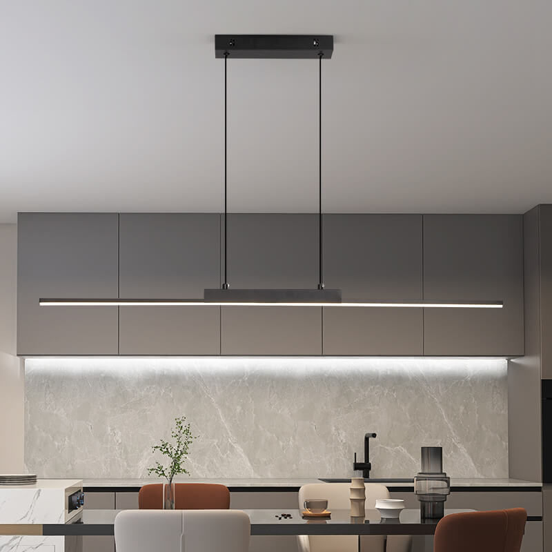 Suspension îlot cuisine LED en métal | LINEA - product_type_Floor lamp arc